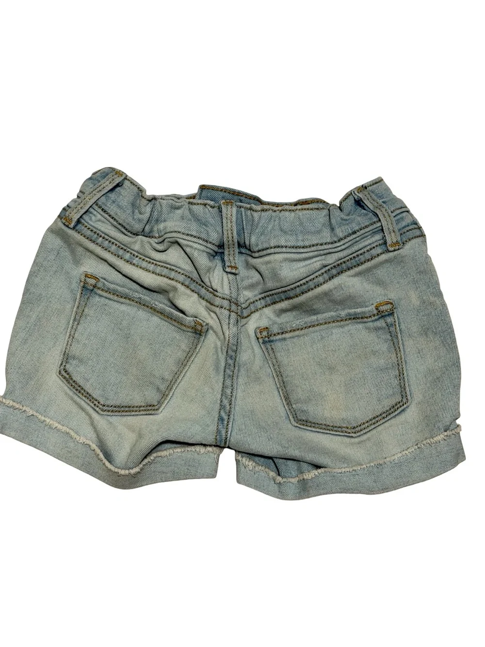 Old Navy Girls Distressed Denim Shorts Light Wash Size 5